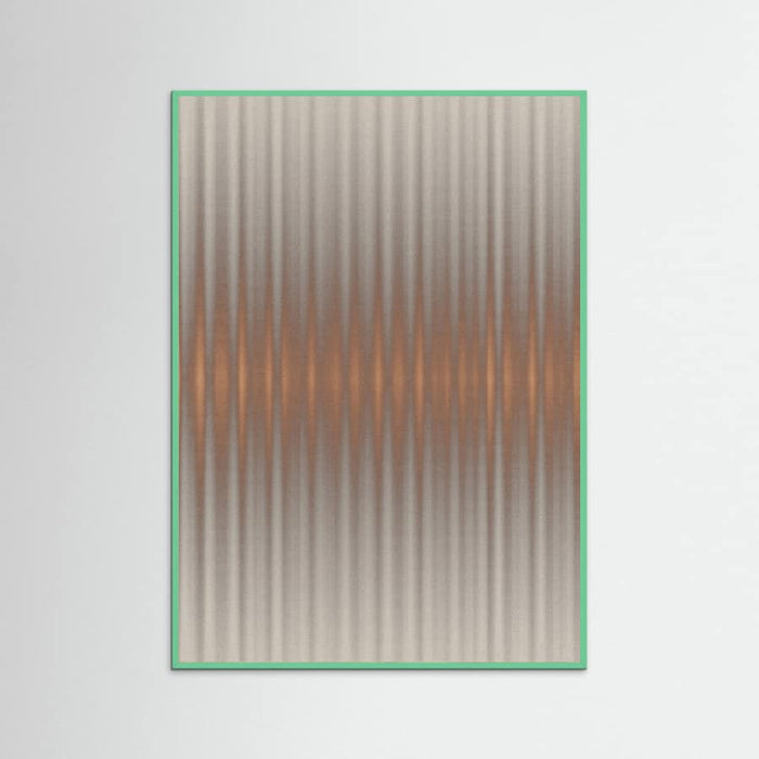 Euphoria - Gray and Orange Poster – plakat og kunsttryk