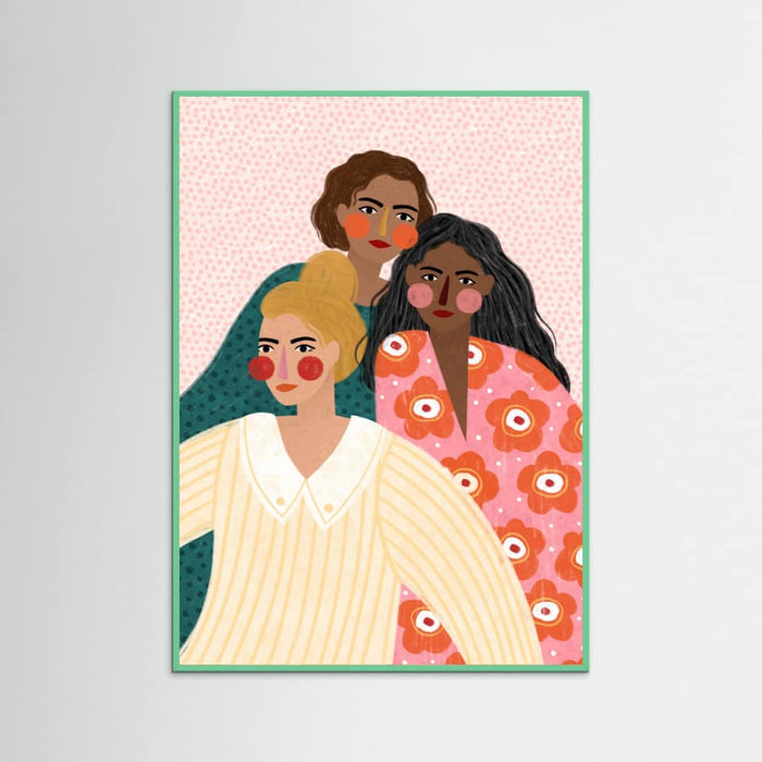 Girl Friends Poster – poster och konsttryck