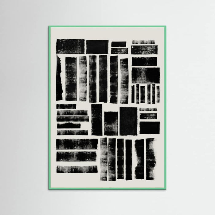 LINO CUT COMPOSITION Poster – plakat og kunsttryk