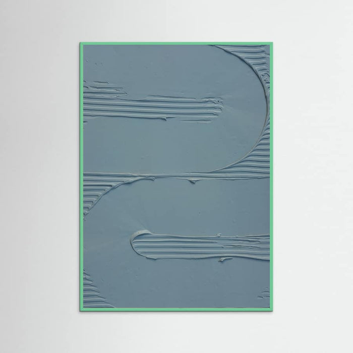 Affiche Mud Texture 12 Blue – affiche et impression d’art