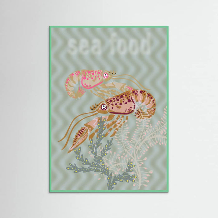 Sea food Neptune's joy Poster – poster and art print