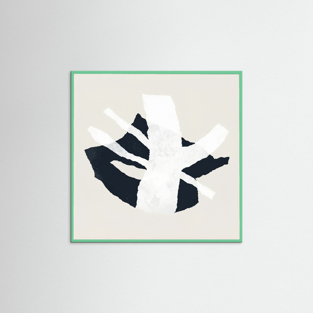 Mint Wood Square Fragmented Balance