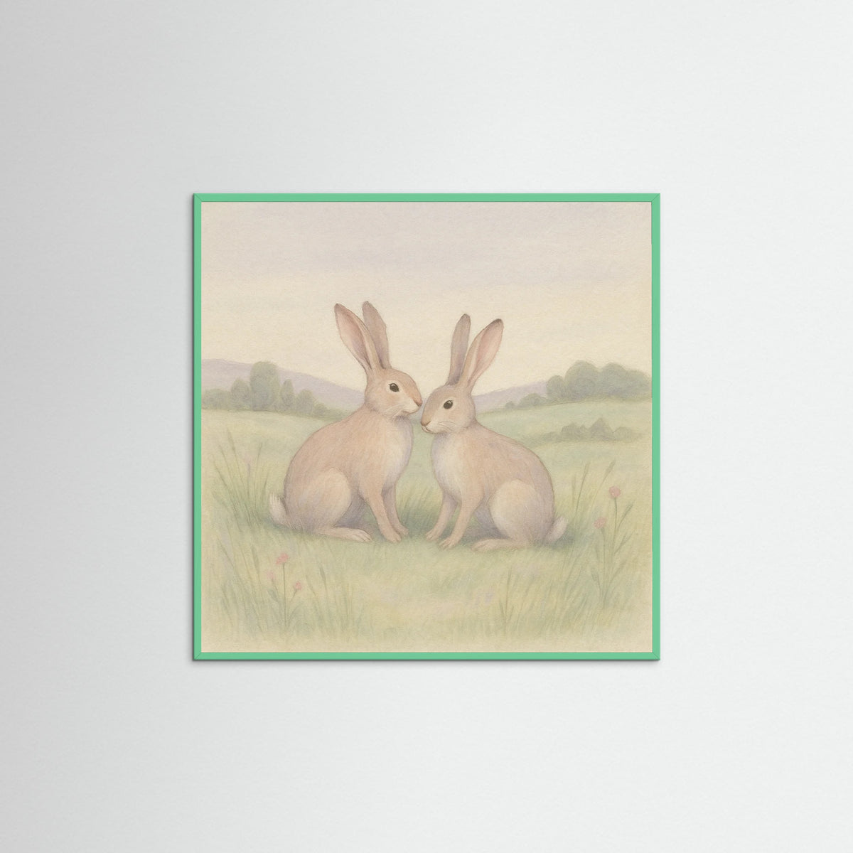Mint Wood Square Gentle Meadow