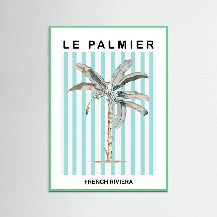 Striped Palm Tree -juliste – juliste ja taidepainatus