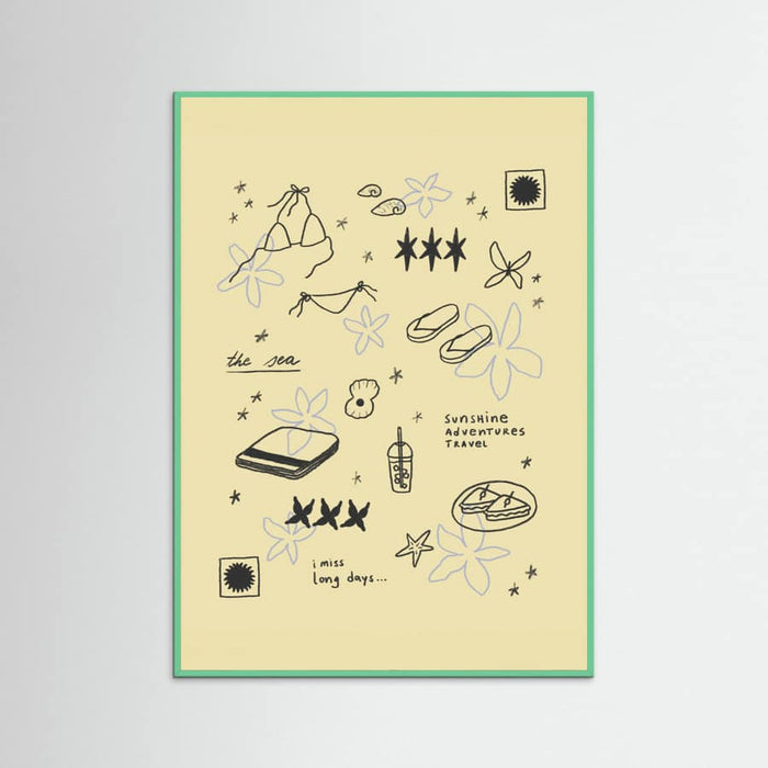 Summer Poster – plakat og kunsttryk