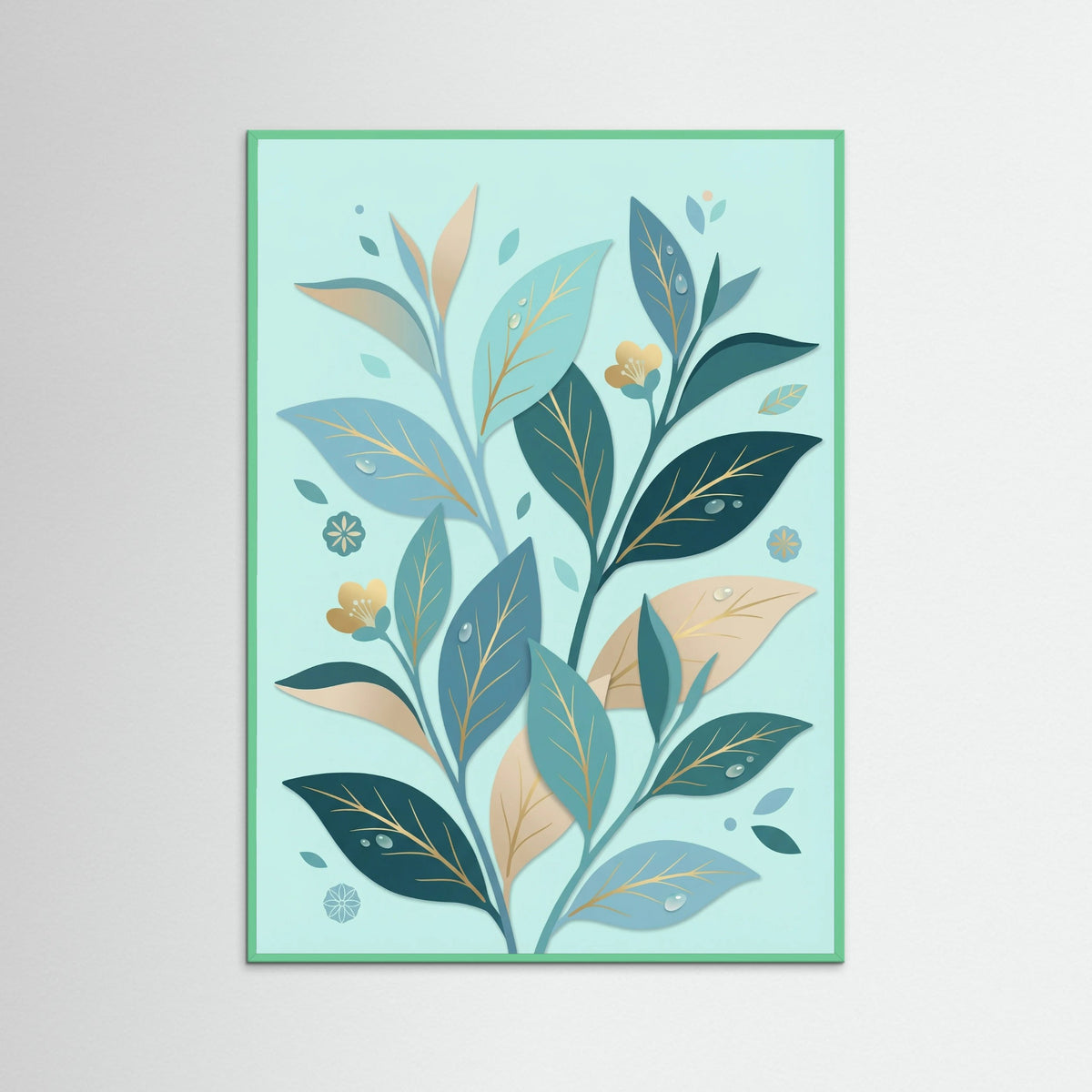 Mint Wood Tokyo Blooms