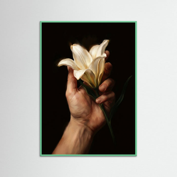 Mint Wood Veiled Bloom