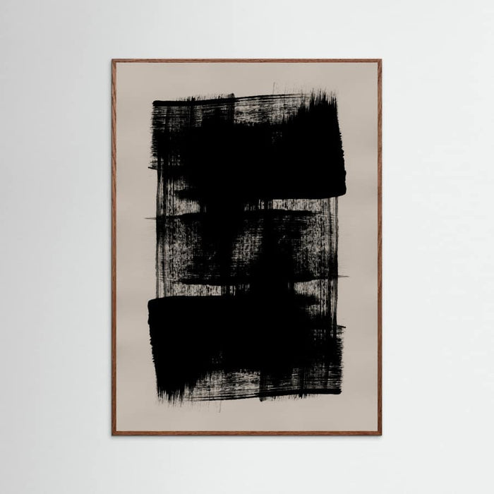 Abstract Brush Strokes 180Y Poster – Poster und Kunstdruck