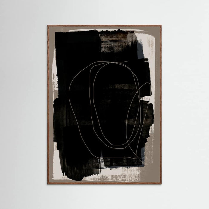 Abstract Brush Strokes 180Z Poster – Poster und Kunstdruck