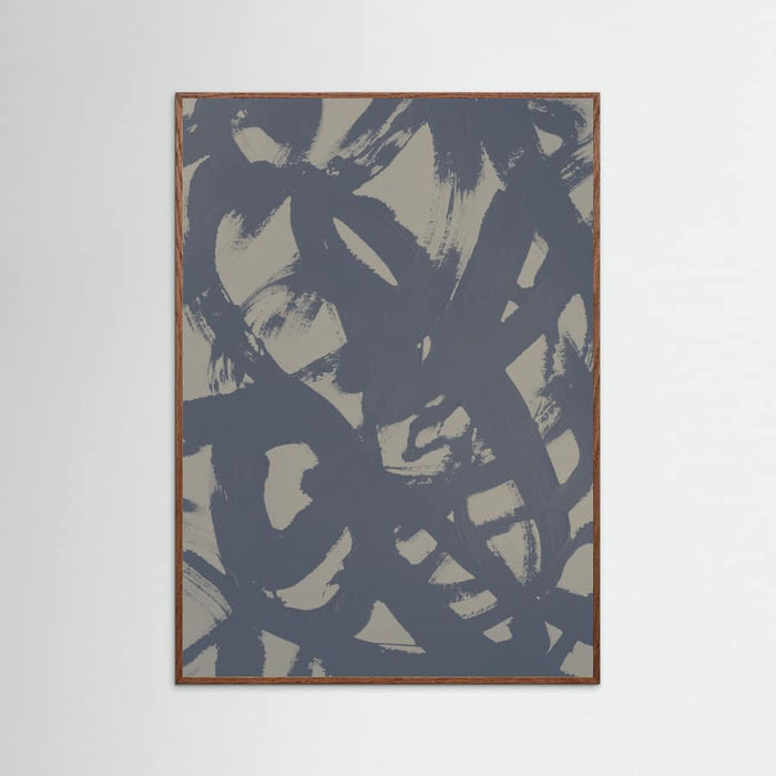 Abstract Brush Strokes 399X Poster – plakat og kunsttryk