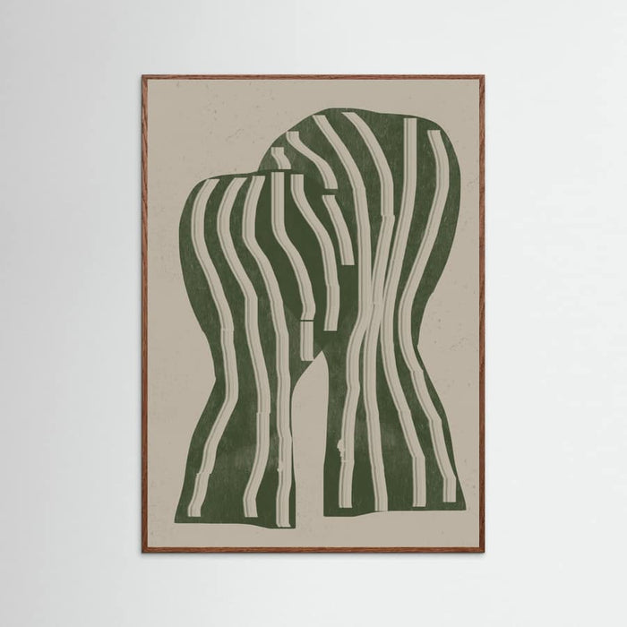 Abstract Kiss Poster – plakat og kunsttryk