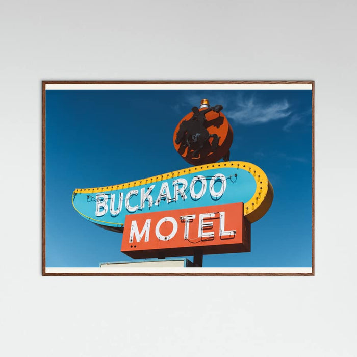 Oak Dark Buckaroo Motel Poster