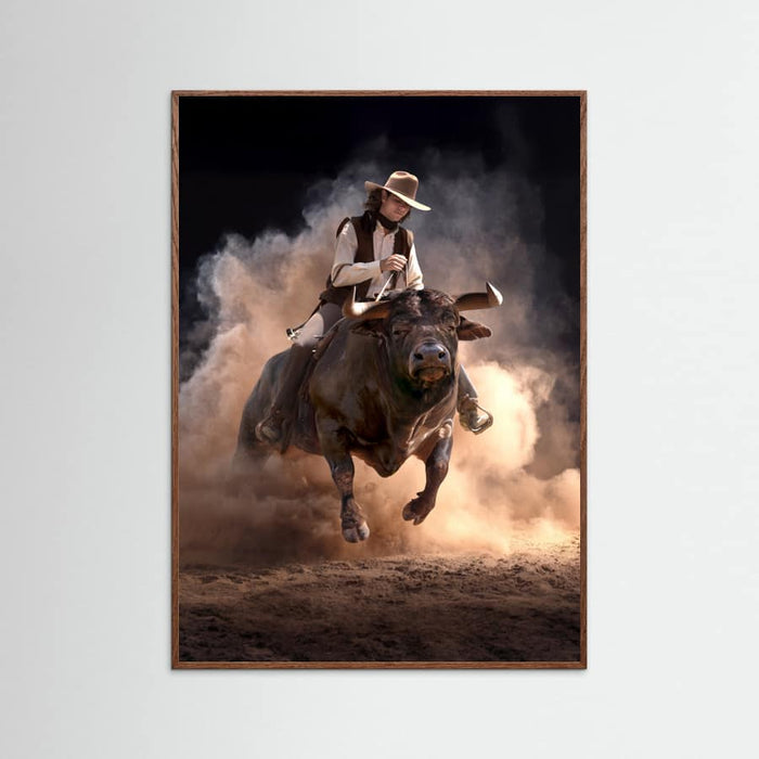 Oak Dark BullRide Poster