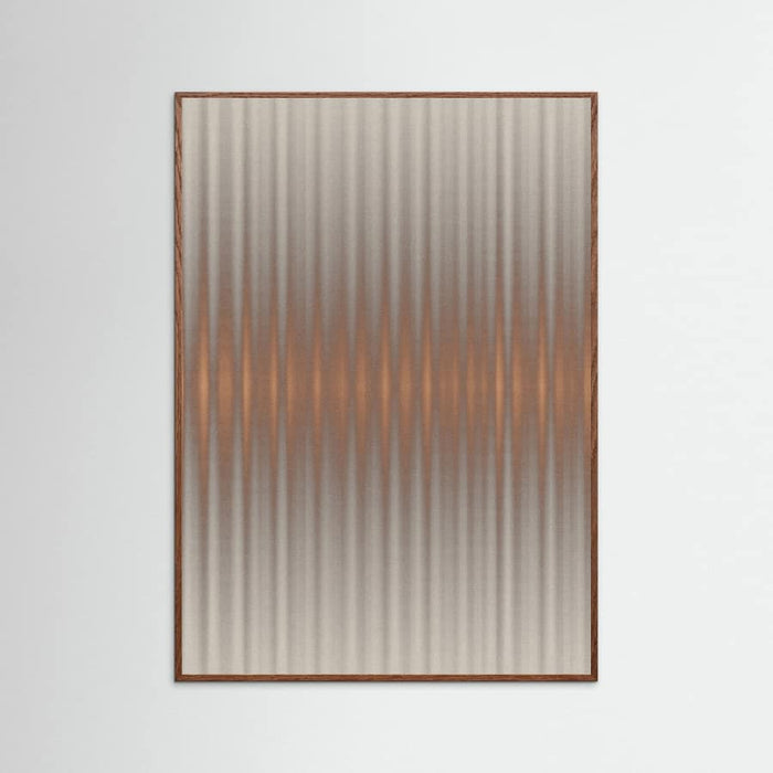 Euphoria - Gray and Orange Poster – plakat og kunsttryk