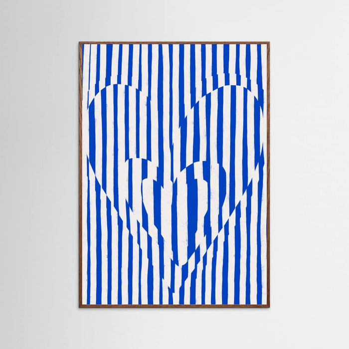 Plakat Hearts (Blue Version) – plakat i druk artystyczny