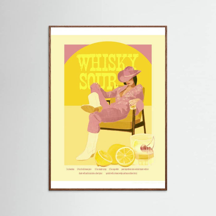 Oak Dark Jlr Whiskysour Pink Copy Poster