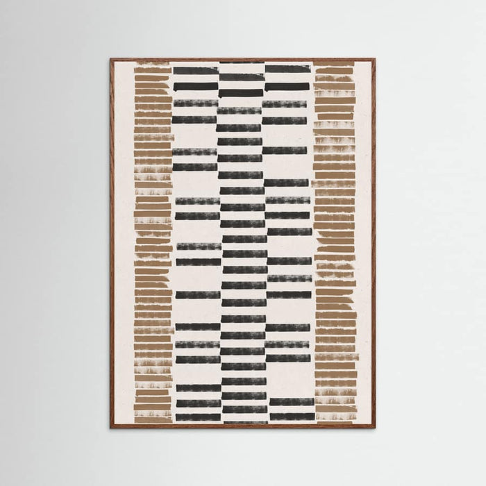 LINO CUT PATTERN NO.2 Poster – poster and art print