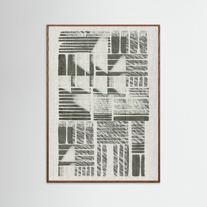 Oak Dark Linear Echoes 2 Poster