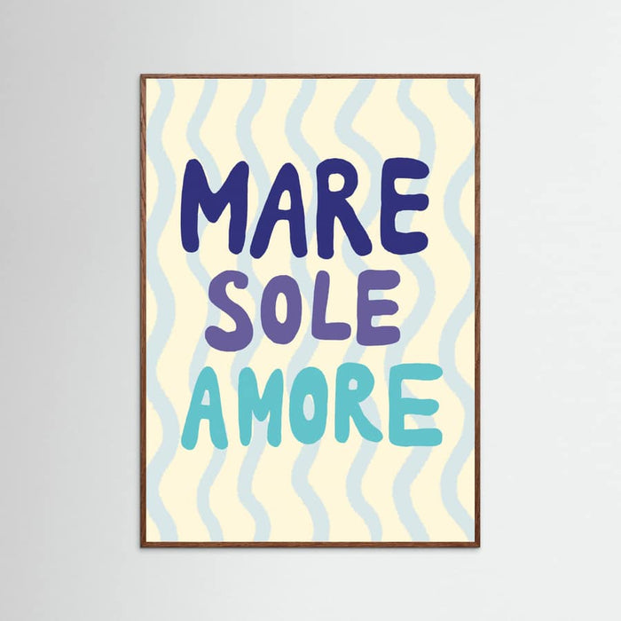 Affiche Mare Sole Amore – affiche et impression d’art