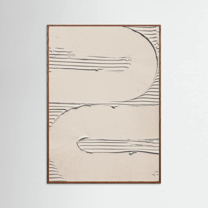 Mud Texture 11 Beige Poster – plakat og kunsttryk