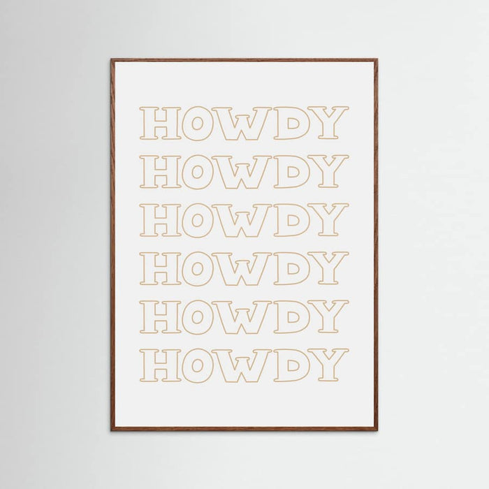 Plakat Neutral Howdy – plakat i druk artystyczny