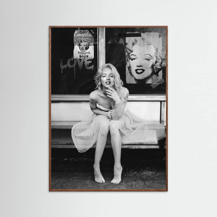 New Marilyn BW Poster – plakat og kunsttryk