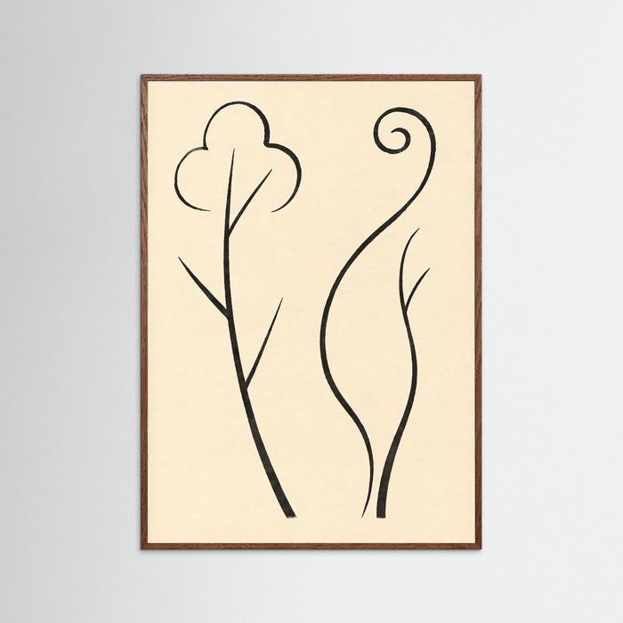 Oak Dark Organic Curves