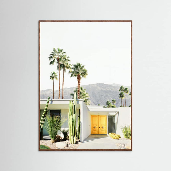 Palm Springs Yellow Door Poster – poster and art print