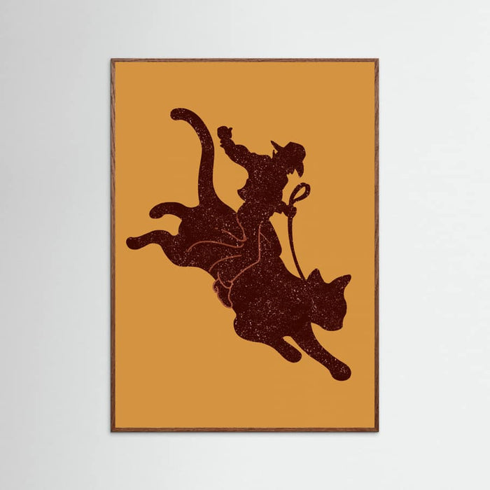 Oak Dark RODEO CAT Poster