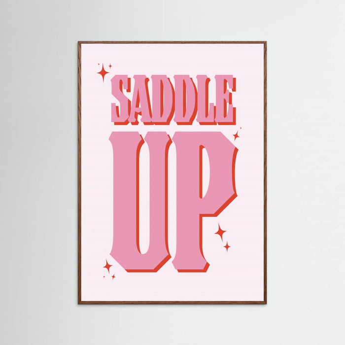 Oak Dark Saddle Up Poster