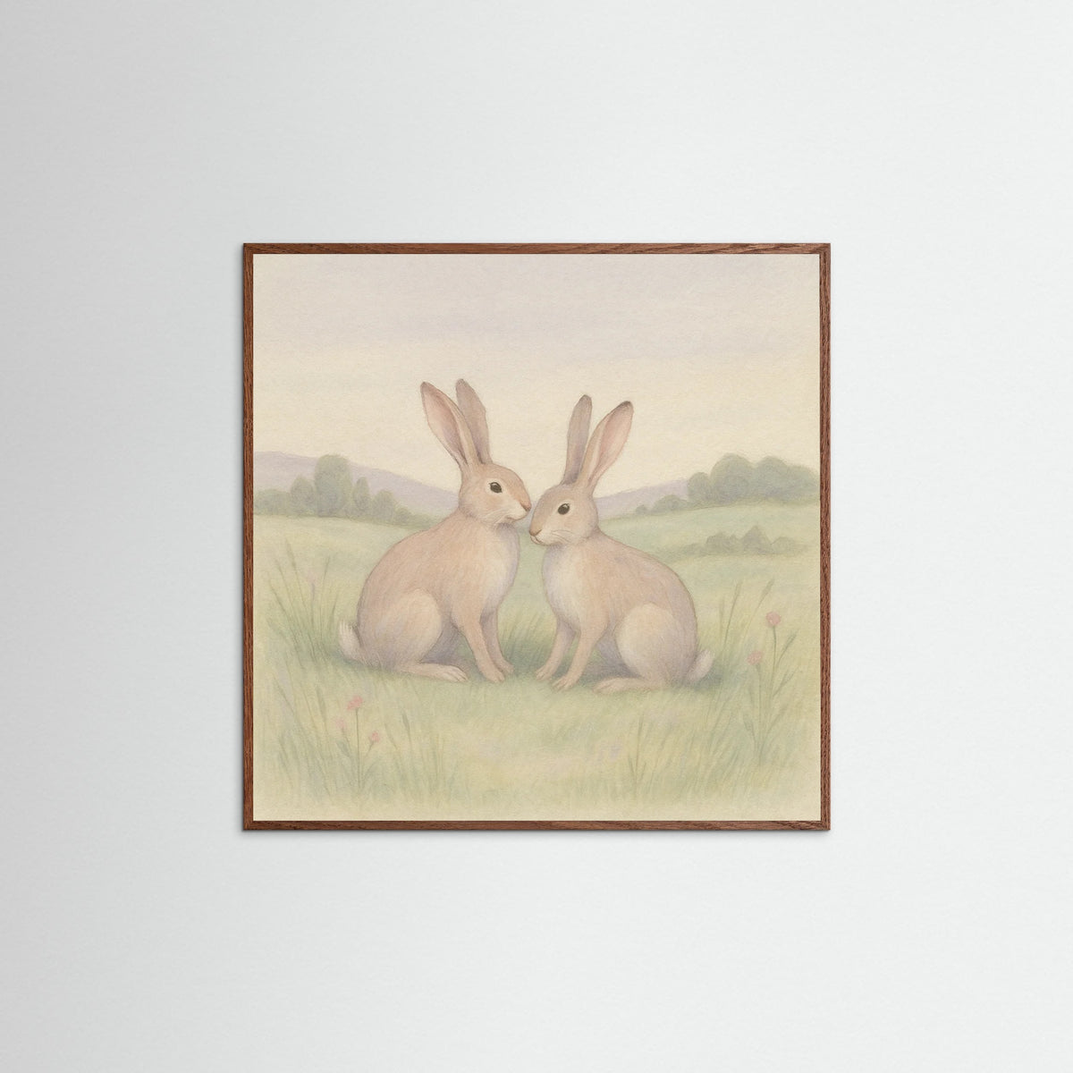 Oak Dark Square Gentle Meadow
