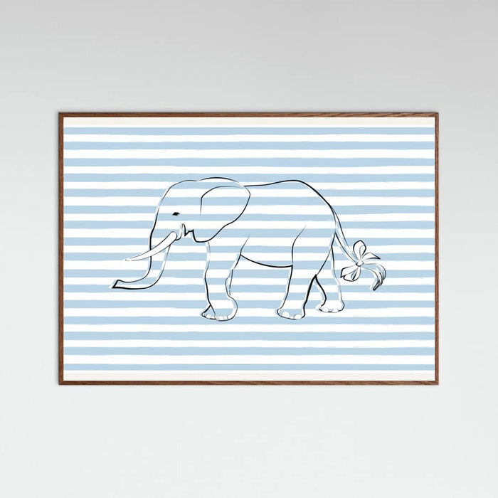Poster Stripe Elephant – poster e stampa artistica