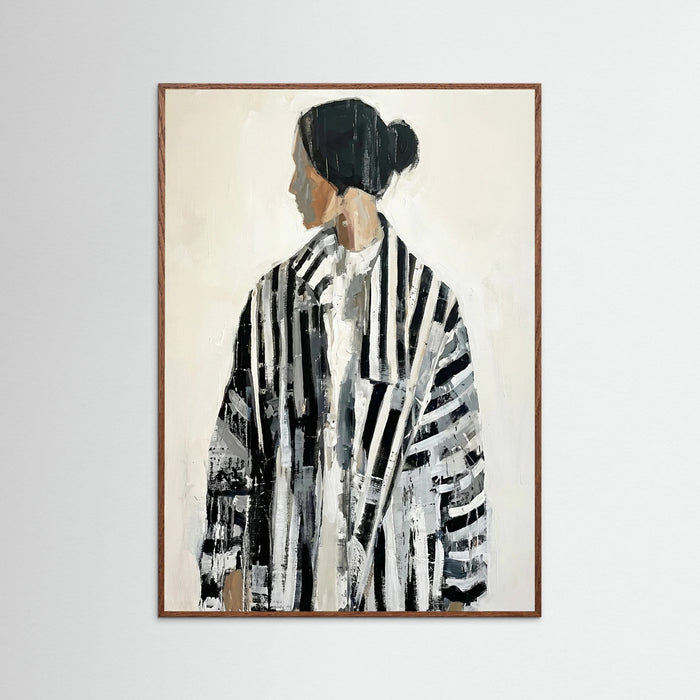 Striped Gaze – poster en kunstdruk