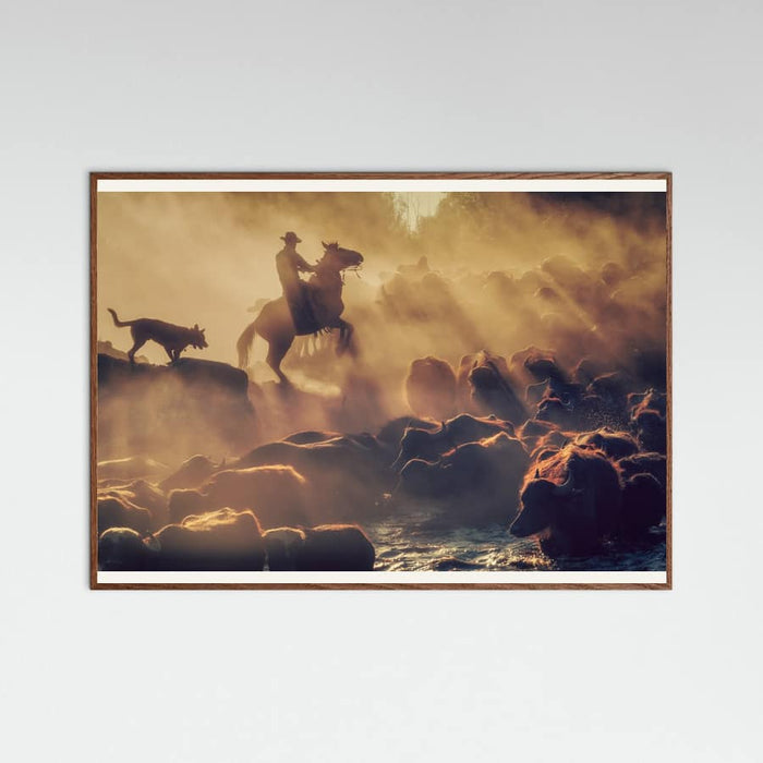 Oak Dark The buffalo shepherd Poster