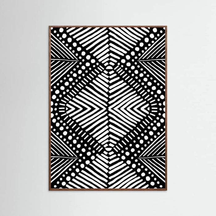 Oak Dark Tribal Poster