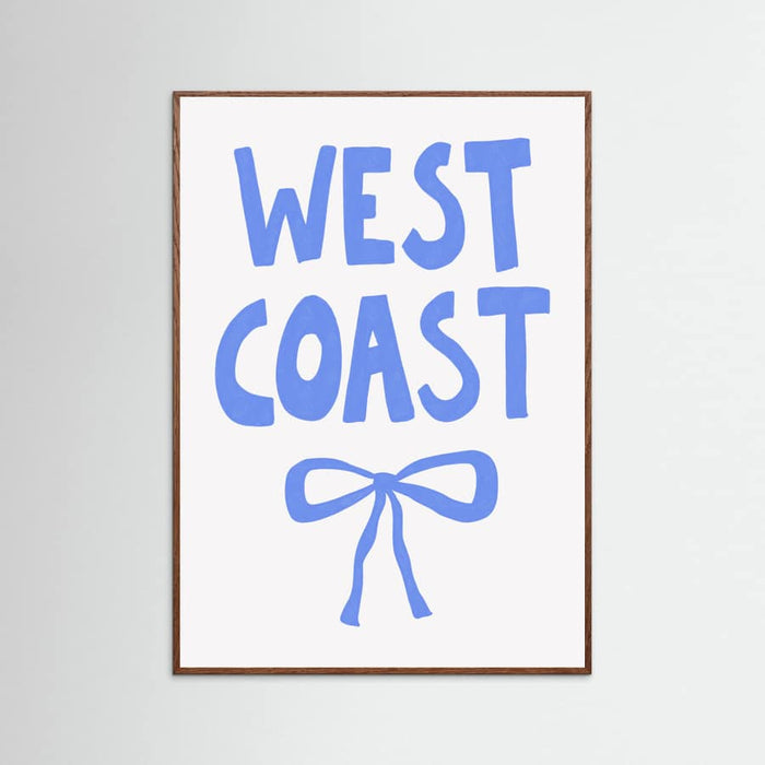 West Coast Poster – poster and art print