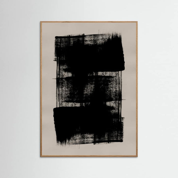 Abstract Brush Strokes 180Y Poster – Poster und Kunstdruck