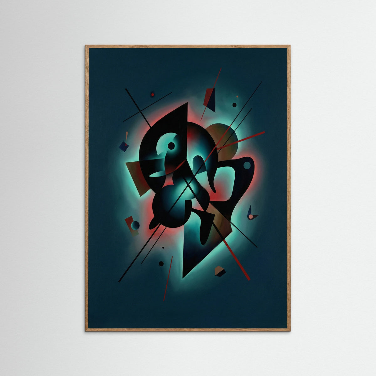 Oak Nature Dark Geometric Flow