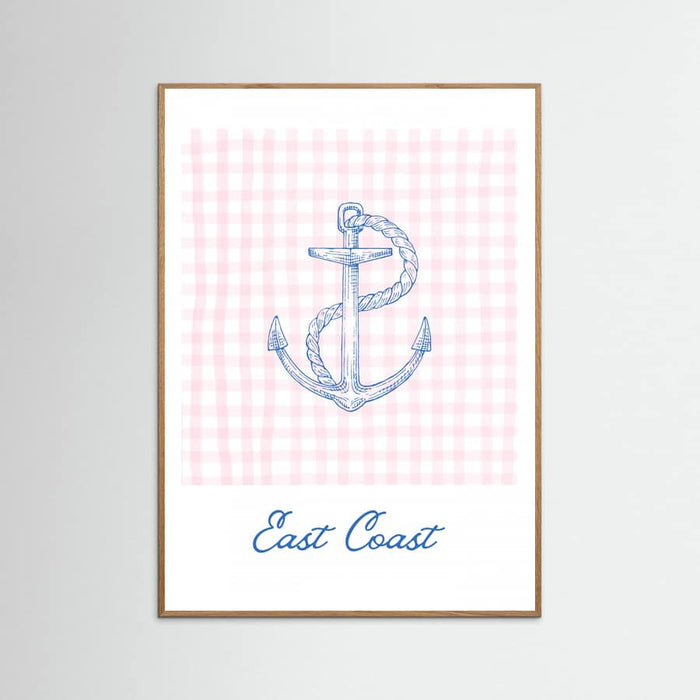 East Coast Anchor Poster – poster and art print