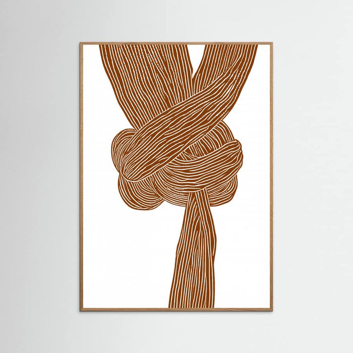 Knots No 4 Poster – poster and art print