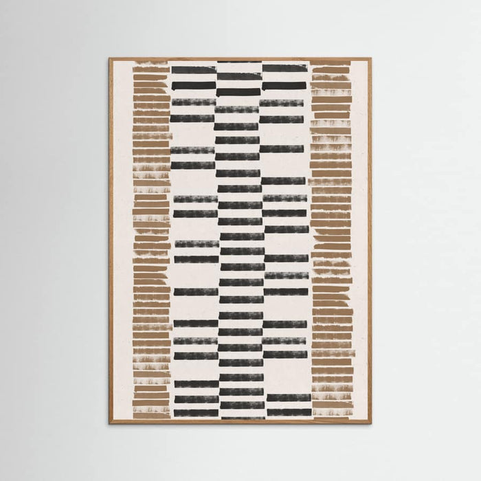 LINO CUT PATTERN NO.2 Poster – poster and art print