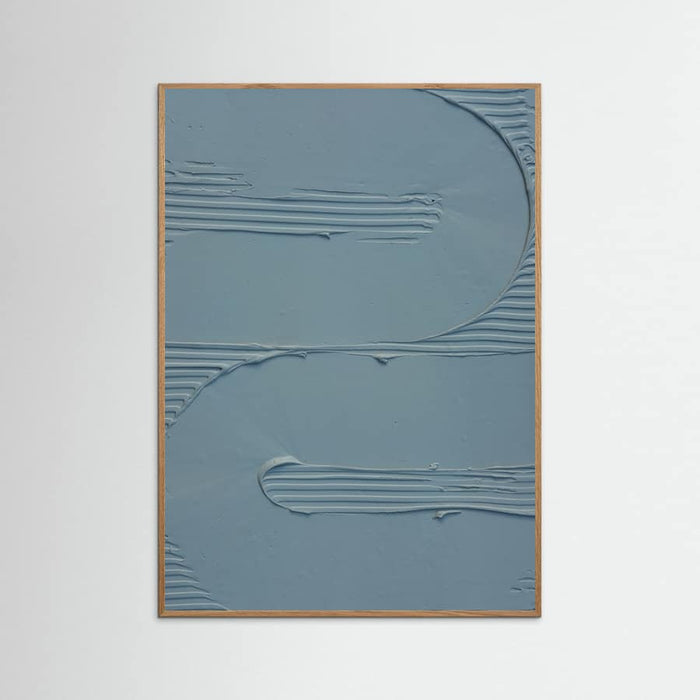 Affiche Mud Texture 12 Blue – affiche et impression d’art