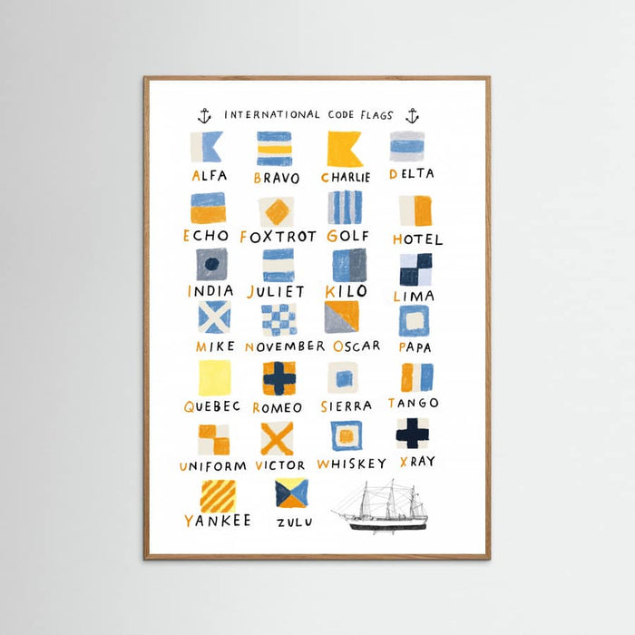 Poster Nautical Flags – poster e stampa artistica