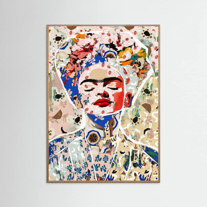 Oak Nature Pattern play no 18 (Frida) Poster