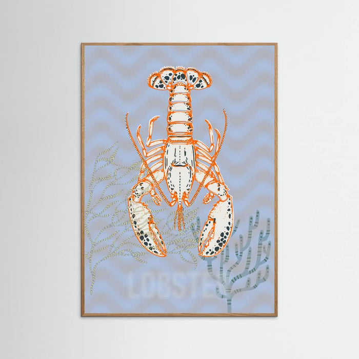 Sea life lobster Neptune's joy Poster – poster and art print