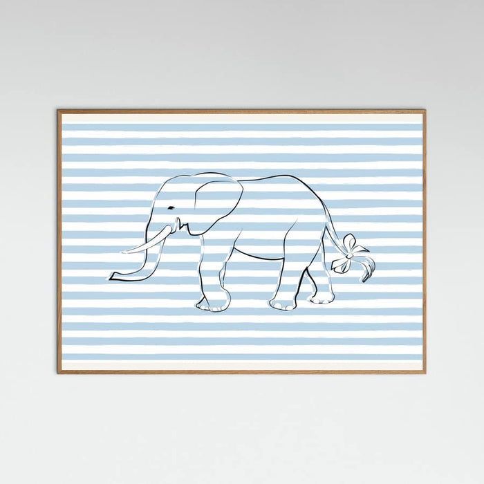 Poster Stripe Elephant – poster e stampa artistica