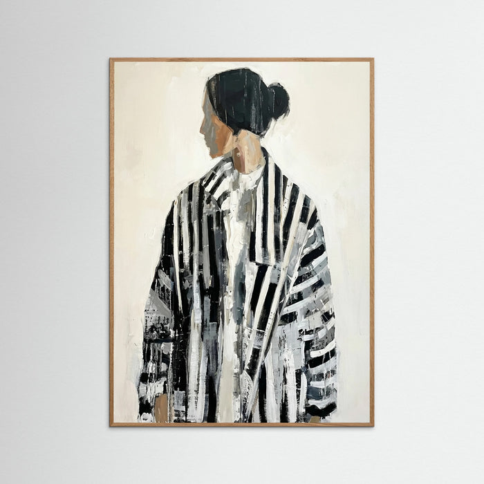 Striped Gaze – poster en kunstdruk
