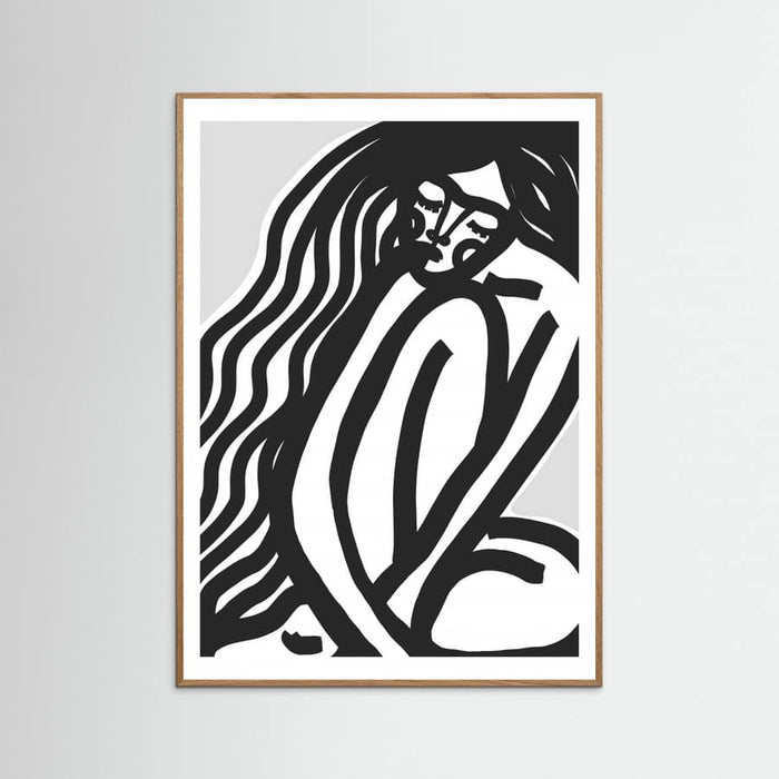 The Silence (Black) Poster – poster and art print