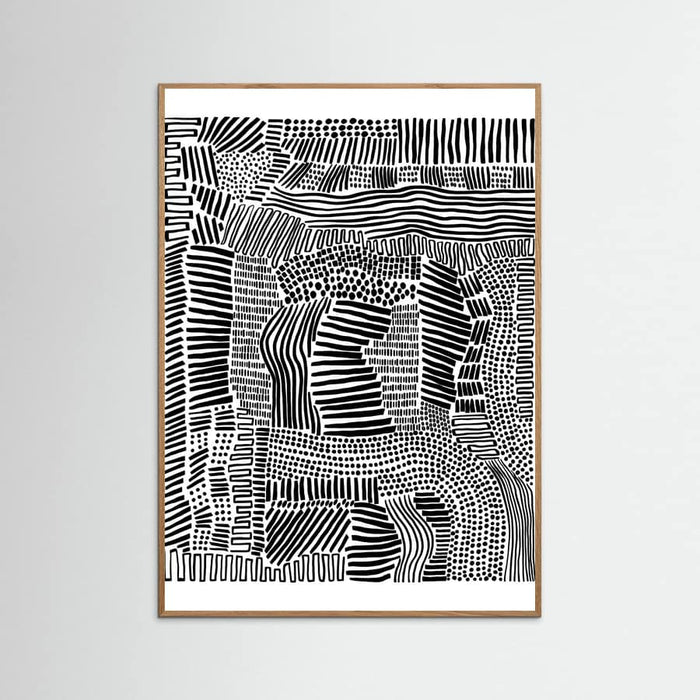 Oak Nature Tribal Art Poster