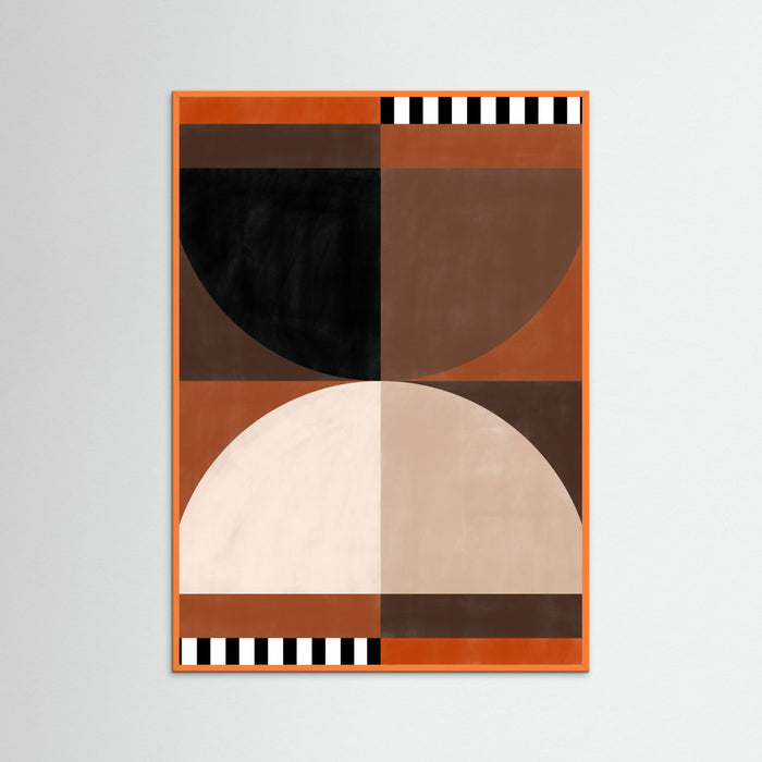 Orange Wood 3x4 26 Poster